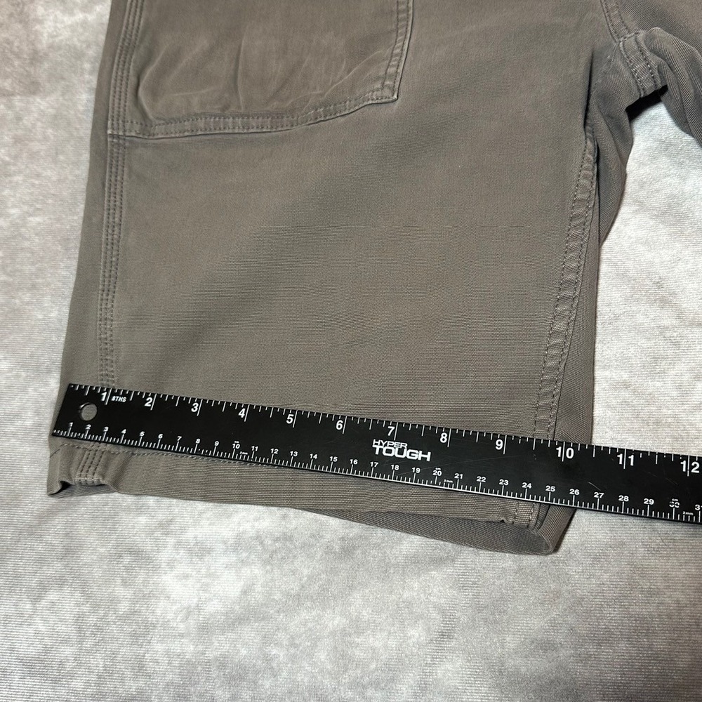 Goodthreads Mens 38 Utility Carpenter Shorts Gray Cotton Blend Casual Comfort - Picture 5 of 9